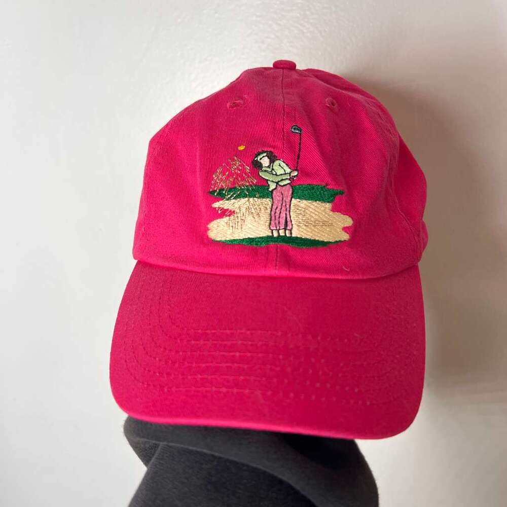 Forest Pink Golf Dad Hat – Dad Brand Apparel – One Size